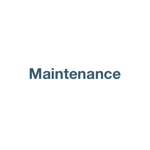 Maintenance